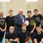 Ben with Portsmouth College Team